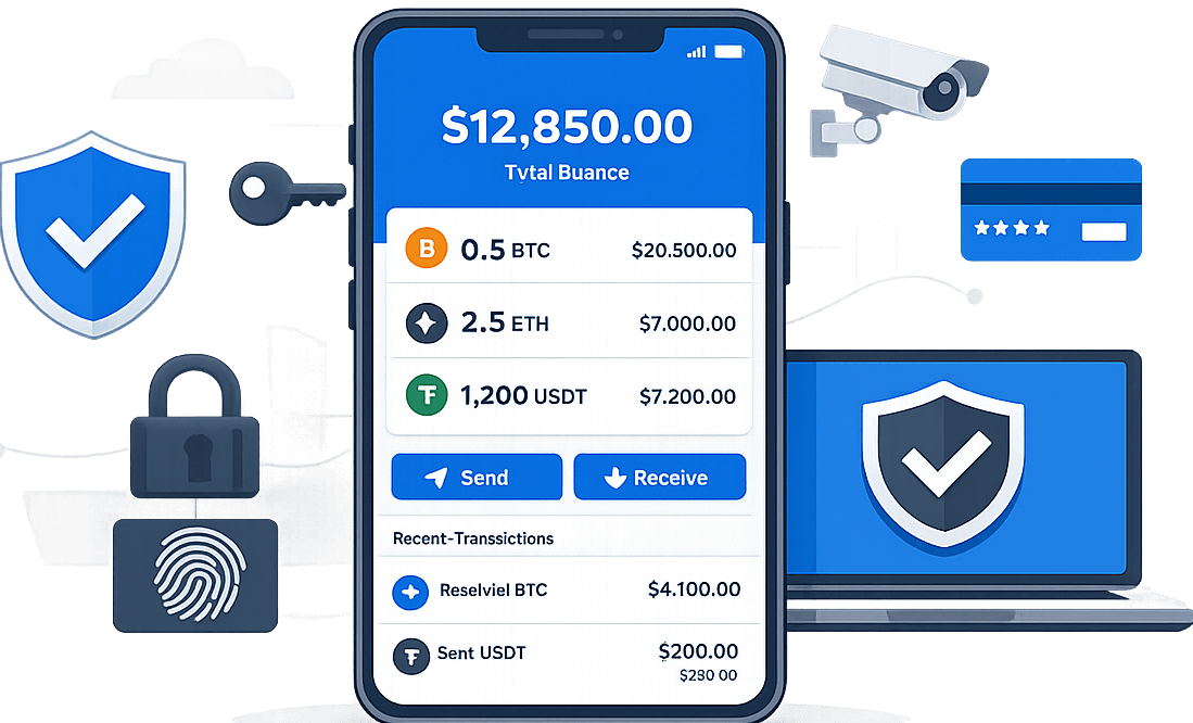 Crypto and stock trading dashboard